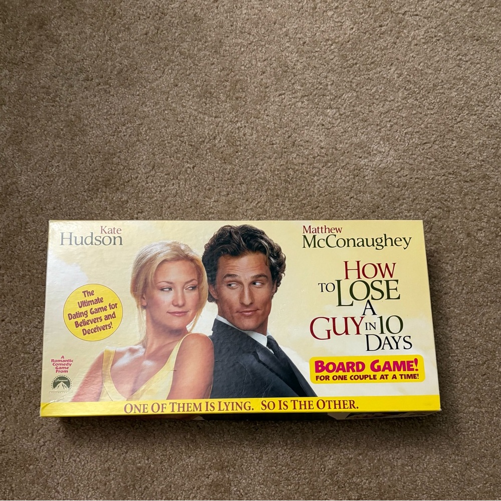 How to Lose a Guy in 10 Days Board Game -